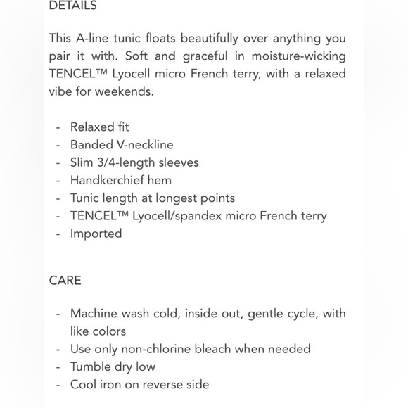 Garnet Hill Pop Over Knit Tunic Gray Size L - Picture 7 of 8